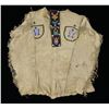 Image 1 : DECORATED NORTHERN PLAINS BUFFALO HIDE “SCOUT’S”