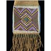 Image 3 : CREE BEADED HIDE TOBACCO BAG W/ PROVENANCE TO