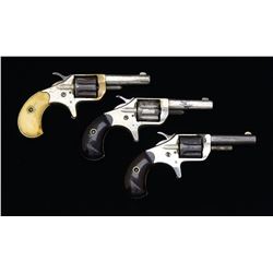 3 COLT NEW LINE SA REVOLVERS.