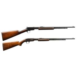 2 WINCHESTER PUMP RIFLES.