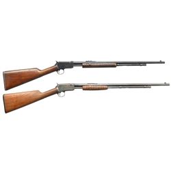 WINCHESTER 62A & 62 PUMP RIFLES.