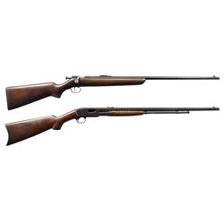 WINCHESTER 67 & REMINGTON 12C RIFLES.
