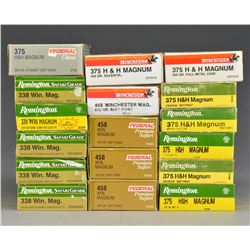 BIG BORE MAGNUM RIFLE AMMO.