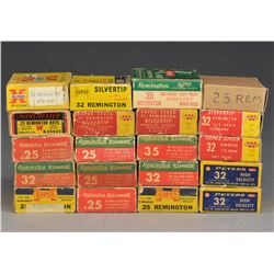 25, 32 & 35 REMINGTON AMMO.