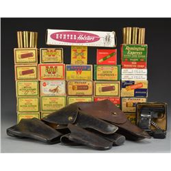 SHOT SHELLS, HOLSTERS, ETC.