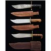 Image 2 : 3 WWII V-44 & V-44 STYLE SURVIVAL KNIVES.