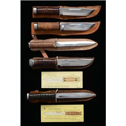 5 US FIGHTING KNIVES.