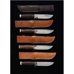 4 US FIGHTING KNIVES.