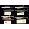 Image 2 : 4 WWII V-44 SURVIVAL KNIVES.