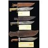Image 1 : 3 WWII V-44 & V-44 STYLE SURVIVAL KNIVES.