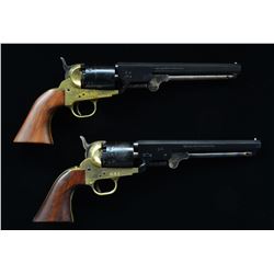 2 PIETTA CAP & BALL REVOLVERS.