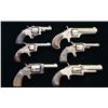 Image 1 : 6 AMERICAN SPUR TRIGGER SA REVOLVERS.