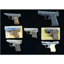 7 SEMI AUTO PISTOLS.