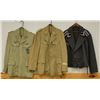Image 1 : 3 REPRODUCTION WWII GERMAN TUNICS.