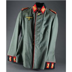 4 REPRODUCTION WWII GERMAN TUNICS.