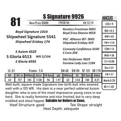 S Signature 9926