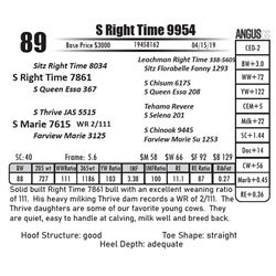 S Right Time 9954