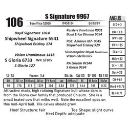 S Signature 9967