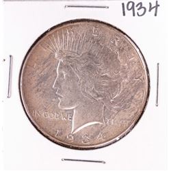 1934 $1 Peace Silver Dollar Coin