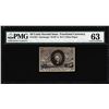 Image 1 : 1863 50 Cent Second Issue Fractional Note Fr.1321 PMG Choice Uncirculated 63