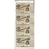 Image 1 : Uncut Sheet of (4) State of Louisiana Baby Bond Obsolete Notes