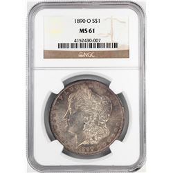 1890-O $1 Morgan Silver Dollar Coin NGC MS61