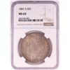 Image 1 : 1881-S $1 Morgan Silver Dollar Coin NGC MS65