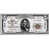 Image 1 : 1929 $5 United States National Bank of Portland, OR CH# 4514 National Currency Note