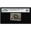 Image 1 : 1863 Five Cents Second Issue Fractional Note Fr.1232 PMG Gem Uncirculated 65EPQ