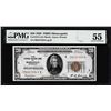 Image 1 : 1929 $20 Federal Reserve Bank Note Minneapolis Fr.1870-I PMG About Uncirculated 55