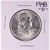 Image 1 : 1948-D Franklin Half Dollar Coin