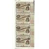 Image 1 : Uncut Sheet of (4) State of Louisiana Baby Bond Obsolete Notes