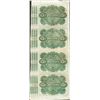 Image 2 : Uncut Sheet of (4) State of Louisiana Baby Bond Obsolete Notes