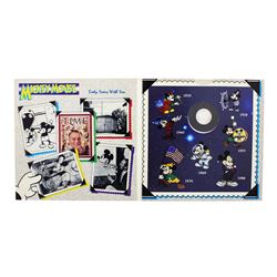 1988 Rarities Mint Disney Mickey "Steamboat Willie" 1/10 oz. .999 Fine Silver Round