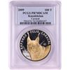 Image 1 : 2009 100T Proof Kazakhstan Caracal Silver Coin PCGS PR70DCAM