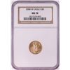 Image 1 : 2008-W $5 American Gold Eagle Coin NGC MS70