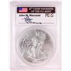 Image 1 : 2014 $1 American Silver Eagle Coin PCGS MS70 John Mercanti Signature First Strike