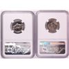 Image 2 : Lot of 1960-1961 Proof Jefferson Nickel Coins NGC PF68