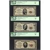 Image 1 : 1929 $5/10/20 Citizens NB Washington, PA CH# 3383 National Currency Notes PCGS VF20