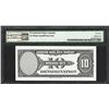 Image 2 : 1929 10 Unit American Bank Note Co. "Test Note" PMG Gem Uncirculated 65EPQ