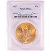 Image 1 : 1927 $20 St. Gaudens Double Eagle Gold Coin PCGS MS66