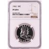 Image 1 : 1962 Proof Franklin Half Dollar Coin NGC PF69* STAR