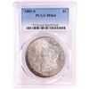 Image 1 : 1881-S $1 Morgan Silver Dollar Coin PCGS MS64 Nice Toning