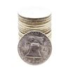 Image 2 : Roll of (20) Brilliant Uncirculated 1957 Franklin Half Dollar Coins