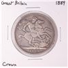 Image 1 : 1889 Great Britain Crown Silver Coin