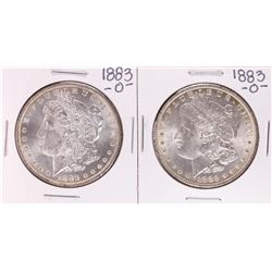 Lot of (2) 1883-O $1 Morgan Silver Dollar Coins