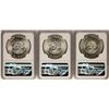 Image 2 : Lot of (3) 1960Mo Mexico 10 Pesos Independence Anniversary Silver Coins NGC MS64