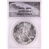 Image 1 : 1990 $1 American Silver Eagle Coin ANACS MS69