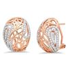 Image 1 : 14k Gold 0.5CTW Diamond Earrings, (I1-I2/H-I)