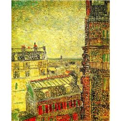 Van Gogh - View Of Paris From Vincents Room In The Rue Lepic